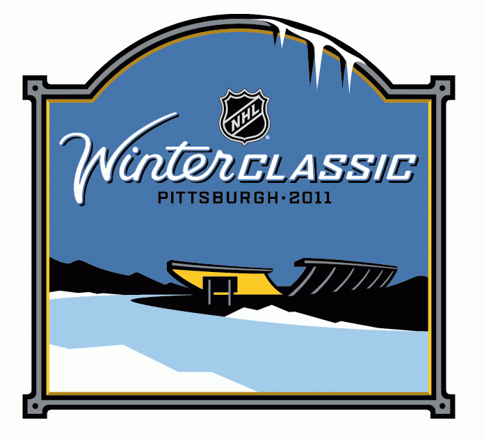 NHL Winter Classic 2011 Alternate Logo v5 iron on heat transfer
